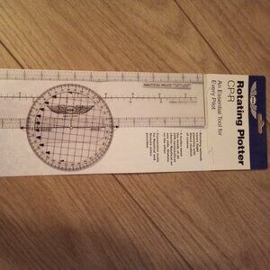 ASA Rotating Plotter - Aviation Pilot Navigation Tool for VFR - Waterproof